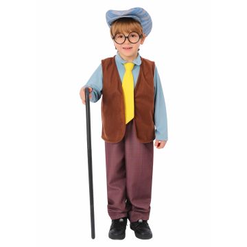 100 Days of School Costume – Old Man Outfit for Boys