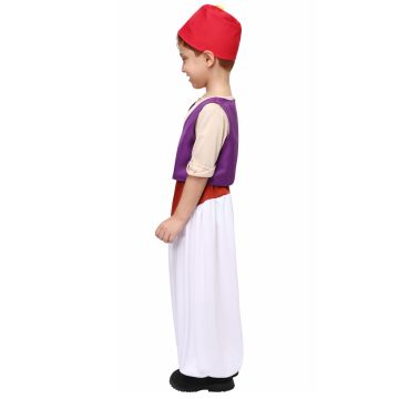 Kids Arabian Hero Childrens Costume - Arabian Street Hero 4-Piece Outfit