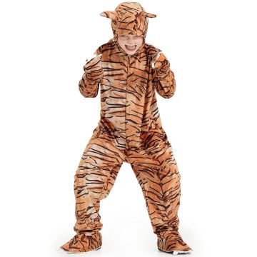 Kids Tiger Costume – Book Week Jumpsuit with Tail & Paw Covers