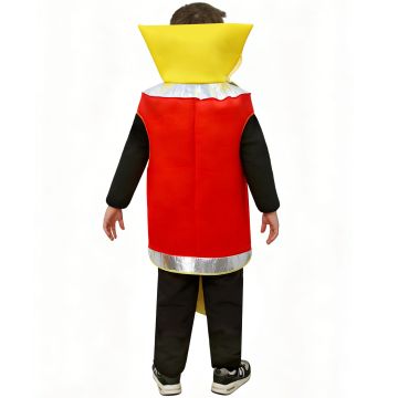 Kids Wrapped Candy Tabard Costume - Red Sweet Novelty Dress-Up