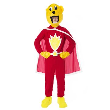 Movie/TV/Cartoon Costumes - Adult Mens SupterTed Teddy Bear 80s TV Cartoon Fancy Dress Costume