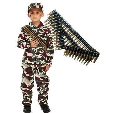 Boys Army Military Costume vb4011