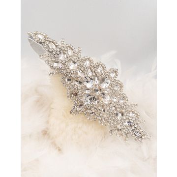 Adult 1920s Flapper Headband - Crystal Art Deco Gatsby Headpiece