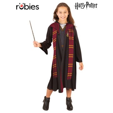 Girls Hermione Granger Gryffindor Robe Costume - Harry Potter Wizard Student Dress-Up