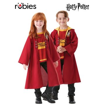 Kids Harry Potter Gryffindor Quidditch Robe Costume with Hood