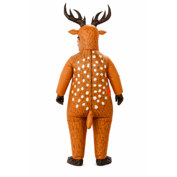 Adult Inflatable Deer Costume - Stag Antler Suit with Fan