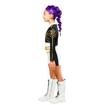 Kids Kpop Demon Hunter Costume - Rumi Jacket Top Shorts Set