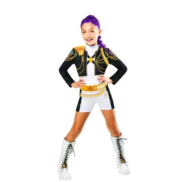 Kids Kpop Demon Hunter Costume - Rumi Jacket Top Shorts Set - alternate view