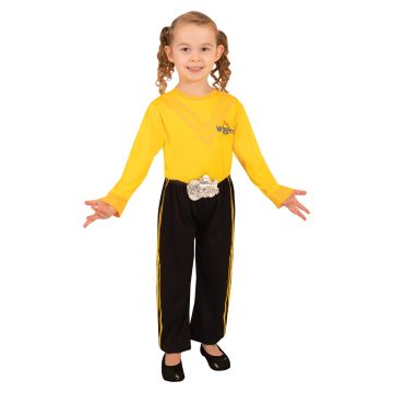 Kids Emma Wiggle Costume - Yellow Top & Pants with Belt Buckle
