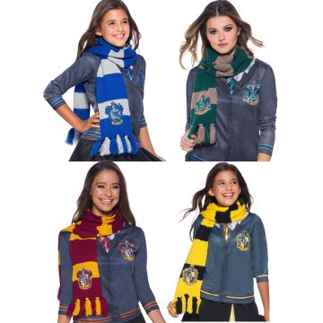 Hufflepuff Ravenclaw Gryffindor Slytherin Hogwarts Houses scarf cl39033456