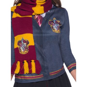 Kids Harry Potter Gryffindor Scarf - Hogwarts House Striped Knit Scarf