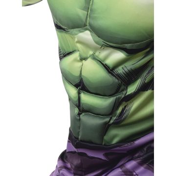 Kids Hulk Costume with Muscle Chest and Mask - Marvel Superhero