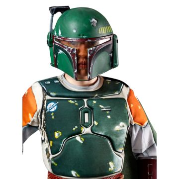 Kids Boys Boba Fett Premium Costume - Star Wars Mandalorian Bounty Hunter 5-Piece Set