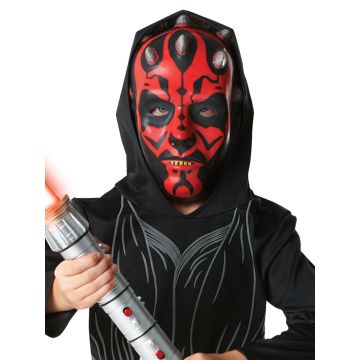 Kids Boys Darth Maul Deluxe Costume - Star Wars Sith Lord Tunic & Mask Set