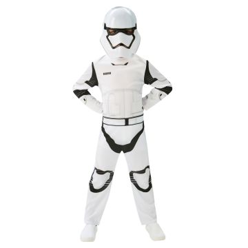 Kids Star Wars First Order Stormtrooper Costume with Mask - alternate view