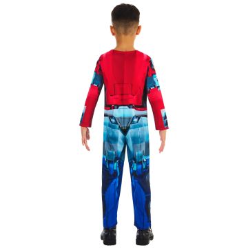 Kids Optimus Prime Transformers Costume with Mask - Autobot Leader Jumpsuit