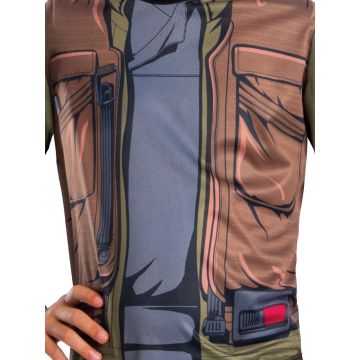 Kids Girls Jyn Erso Classic Costume - Star Wars Rogue One Rebel Jumpsuit Set