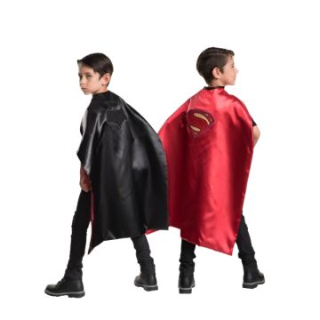 Kids Batman to Superman Reversible Cape - 2-in-1 Superhero Cape - alternate view