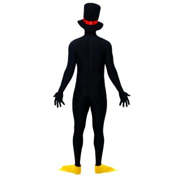 Adult Animal Penguin Second Skin Costume Fancy Dress Party Cosplay Outfit Bodysuit Suit