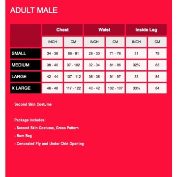 Adult Morph Spandex Body Suit Zentai Lycra Second Skin Costume Grass Pattern