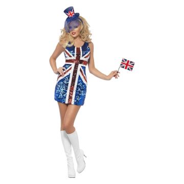 Girls Fever All that Glitters Rule Britannia Costume