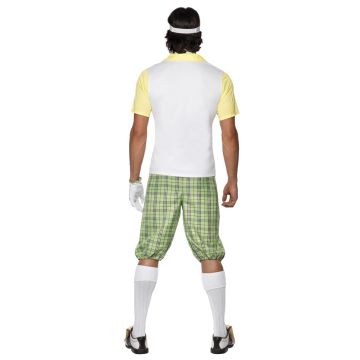 Adult Golf Costume - Retro Pub Golf Outfit with Visor and Glove