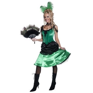 Authentic Western Saloon Girl Costume cs36158_2