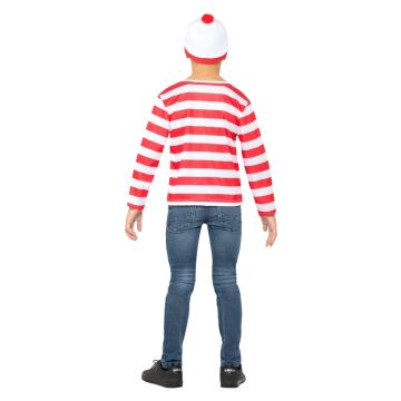 Where's Wally Kids Instant Kit - T-Shirt, Hat & Glasses Book Week Set