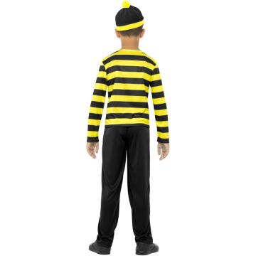 Where's Wally Boy's Costume Odlaw CHILD Fancy Dress
