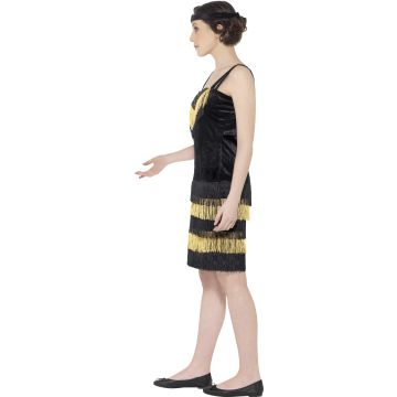 Teen 20s 1920s Charleston Gatsby Girl Flapper Burlesque Fancy Dress Costume