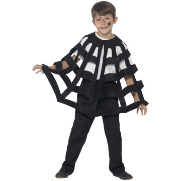 Kids Spider Web Cape – Halloween Fancy Dress Accessory