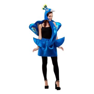 Blue Deluxe Peacock Costume cs47137