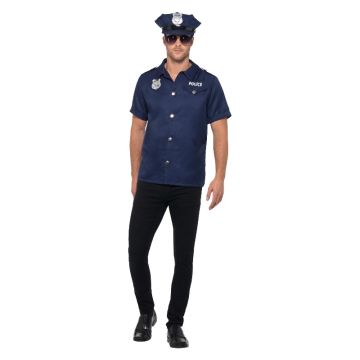 US Cop Costume Fancy Dress - alternate view 3