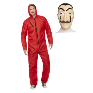 Adult Bank Robber Jumpsuit