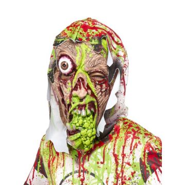 Kids Toxic Zombie Costume with Mask - Biohazard Creature Halloween Set