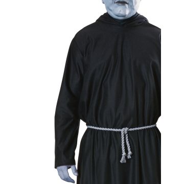 Adult Uncle Fester Costume - The Addams Family Hooded Robe with Mask