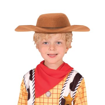 Kids Sheriff Woody Costume - Disney Pixar Toy Story Cowboy Jumpsuit with Hat