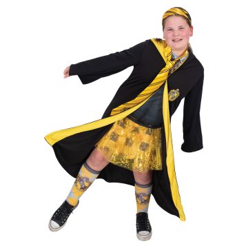 Harry Potter Hufflepuff Headband and Scarf Set - House Colours Accessory Pack