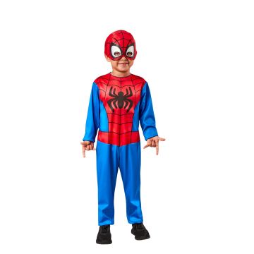 Toddler Spidey Costume - Marvel Spider-Man Jumpsuit with Mask