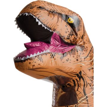 Teen Jurassic World T-Rex Inflatable Costume with Fan