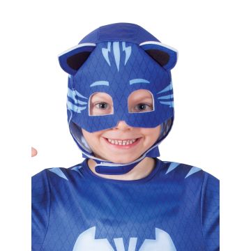 Kids PJ Masks Catboy Costume - Licensed Blue Superhero Jumpsuit with Mask