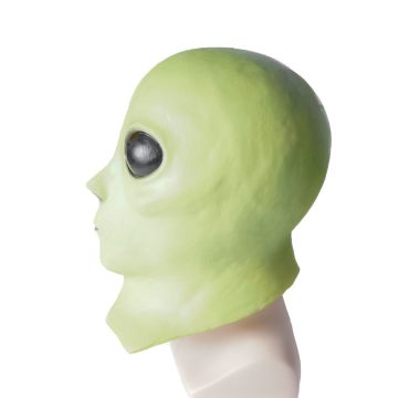 Adult Alien Grey Mask - Full Head Latex Extraterrestrial Costume Mask