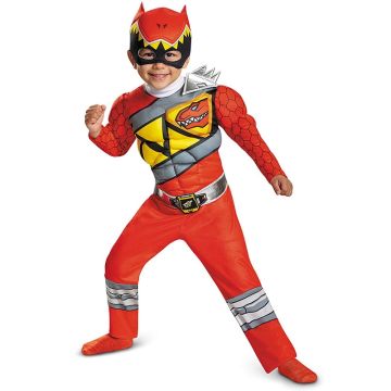 Kids Kyoryu Red Animation Costume lp1048