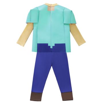 Pixel sandbox hero costume showing structured square shoulder pads and geometric design
