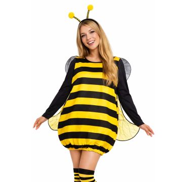Kids Bumblebee Costume with Striped Socks
