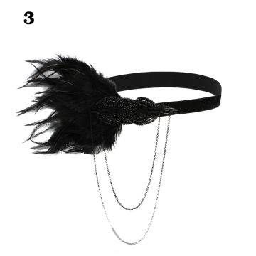 Adult 1920s Flapper Accessory Set - 5-Piece Gatsby Costume Kit with Headband, Gloves & Pearls