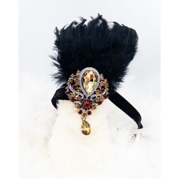 Adult 1920s Flapper Accessory Set - Gatsby Headband Gloves Pearls