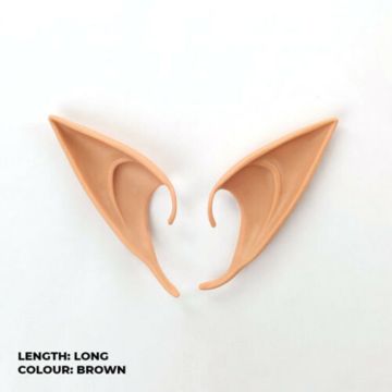 Adult Elf Ears Prosthetic Pair - Pointed Fantasy Ear Tips for Cosplay