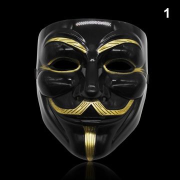 Black V For Vendetta Mask lx2025-1
