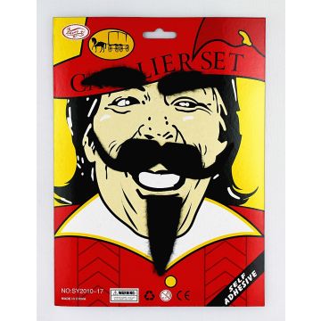 Musketeer Adult Beard & Moustache Set tt1105